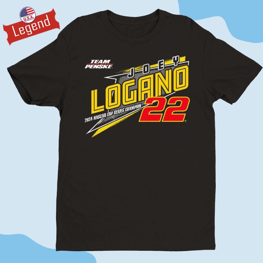 Original Joey Logano Black 2024 NASCAR Cup Series Champion Lifestyle Shirt