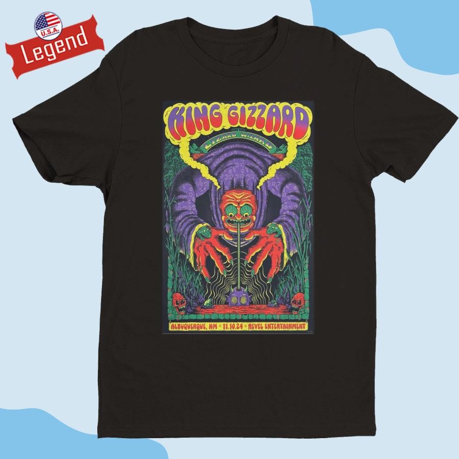 Original King Gizzard Tour November 10 2024 Revel Entertainment Center Albuquerque, NM Nov 10 2024 Shirt