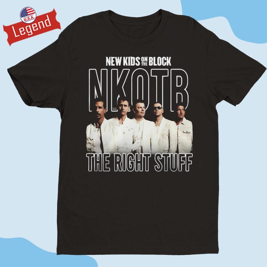 Original New Kids On The Block The Right Stuff Shirt