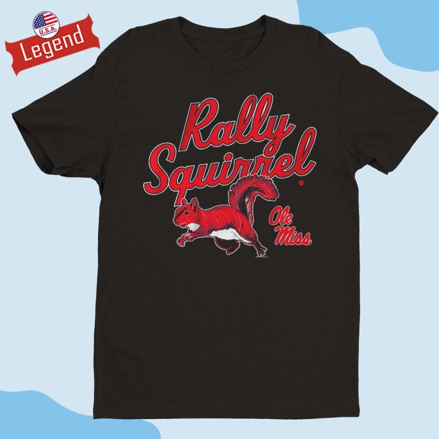 Original Ole Miss Football Rally Squirrel Shirt