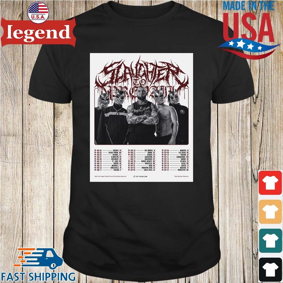 Original Slaughter To Prevail US and Canada Tour Date 2024 Shirt