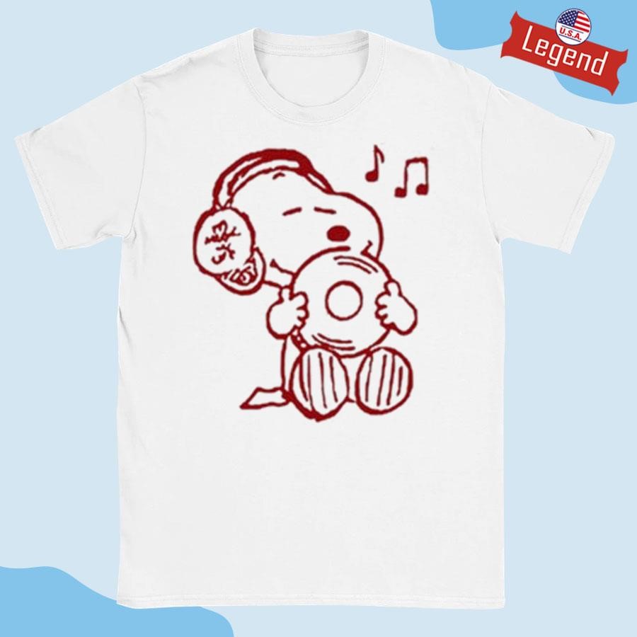 Original Snoopy Peanuts Music Lover Shirt