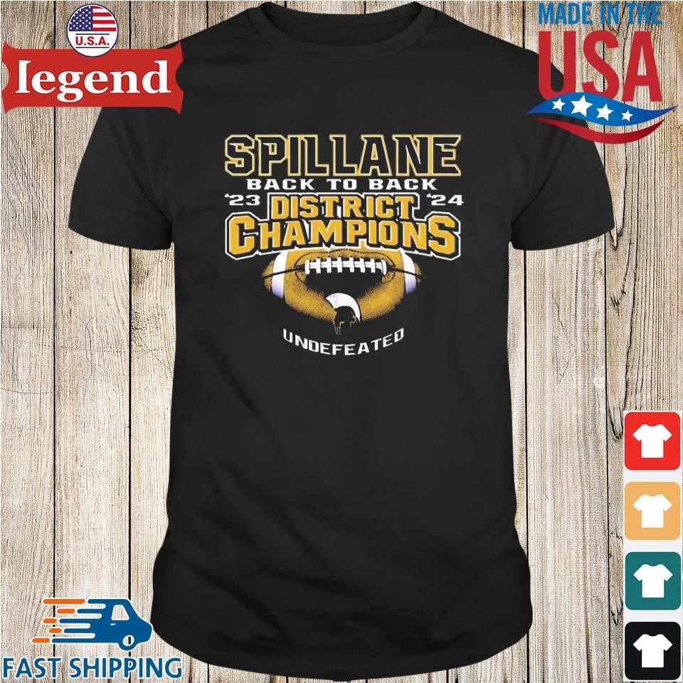 Original Spillane Boys Athletics Back To Back ’23 ’24 District Champions Undefeated Shirt