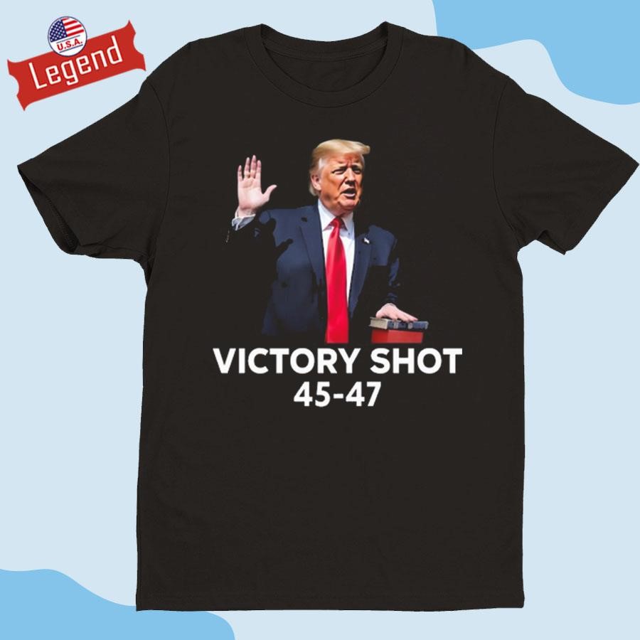 Original Trump Victory Shot 45-47 Shirt