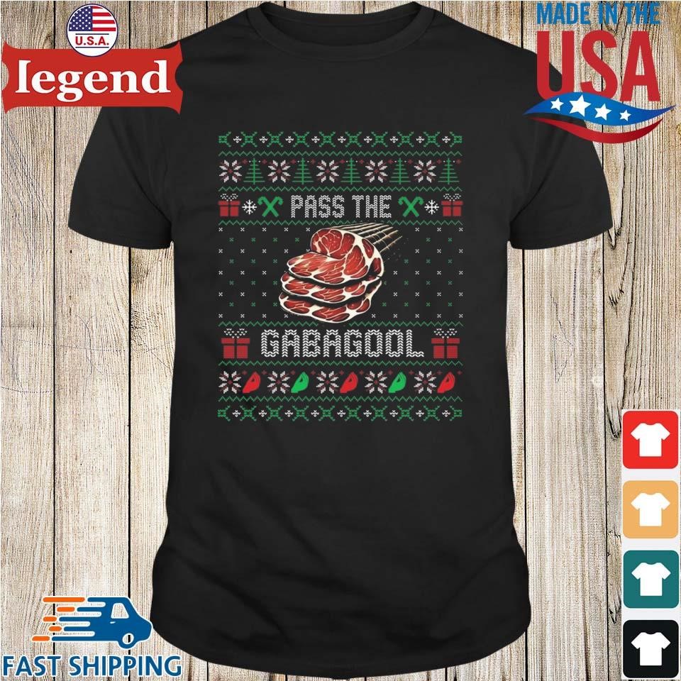 Pass The Gabagool Ugly Christmas 2024 Shirt