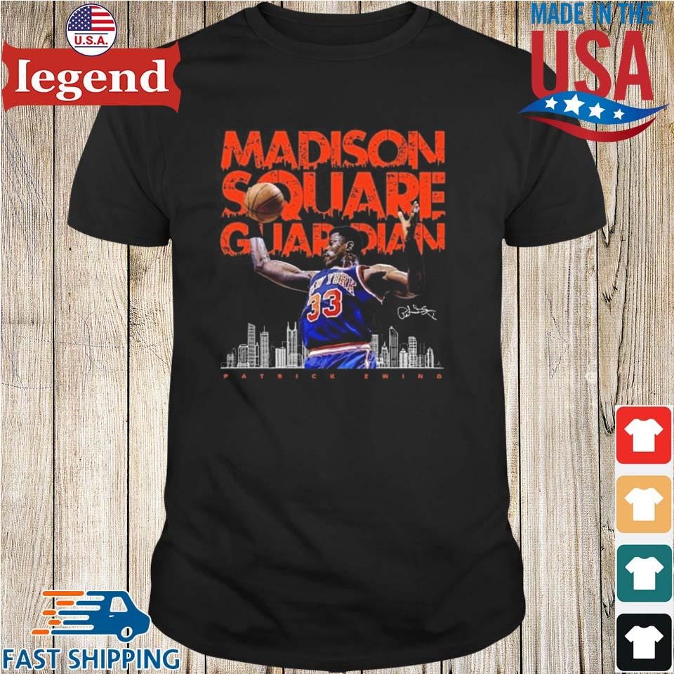 Patrick Ewing New York Knicks Madison Square Guardian Signature 2024 Shirt