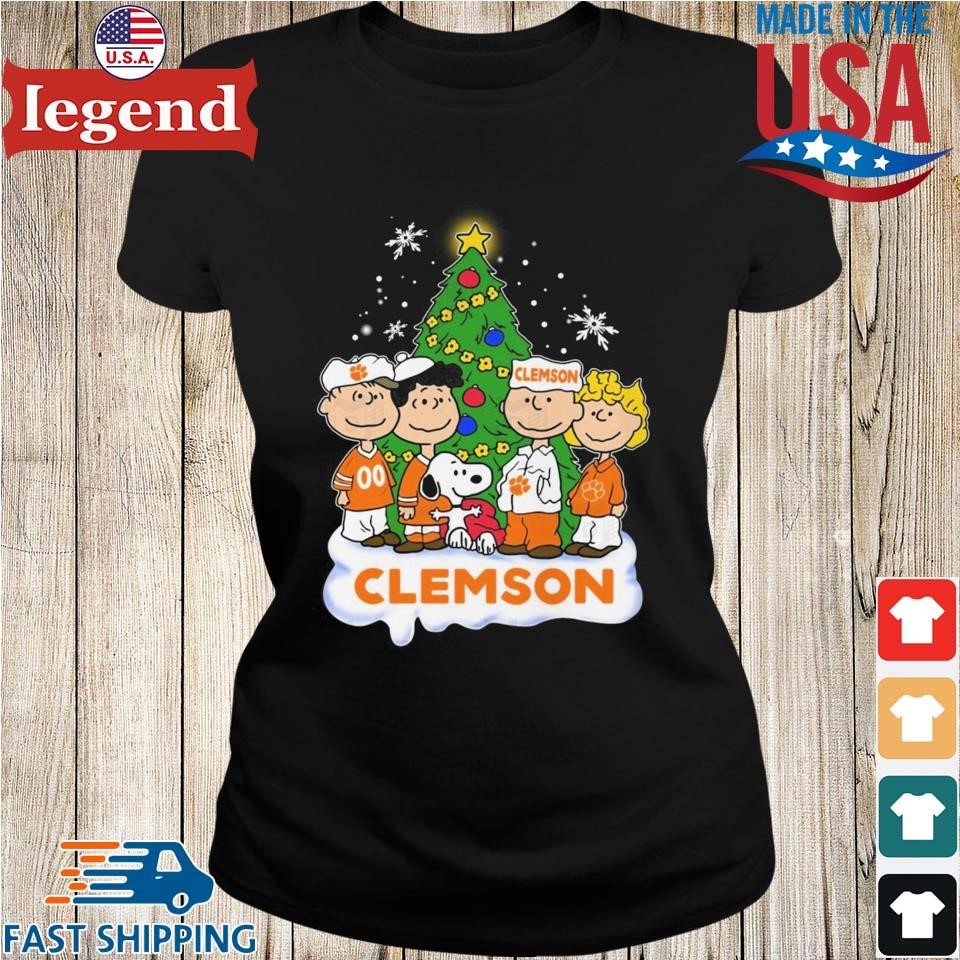 Peanuts Characters Clemson Tigers Christmas Gifts 2024 Ladies