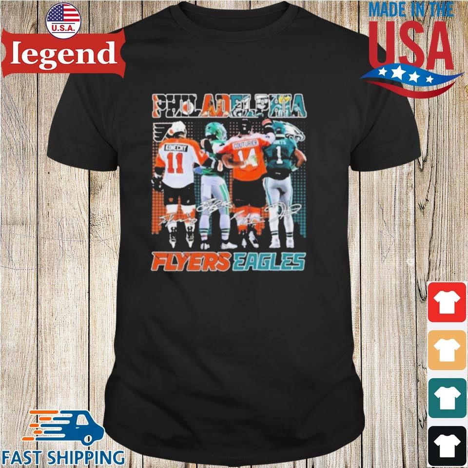 Philadelphia Flyers X Philadelphia Eagles Signatures Shirt