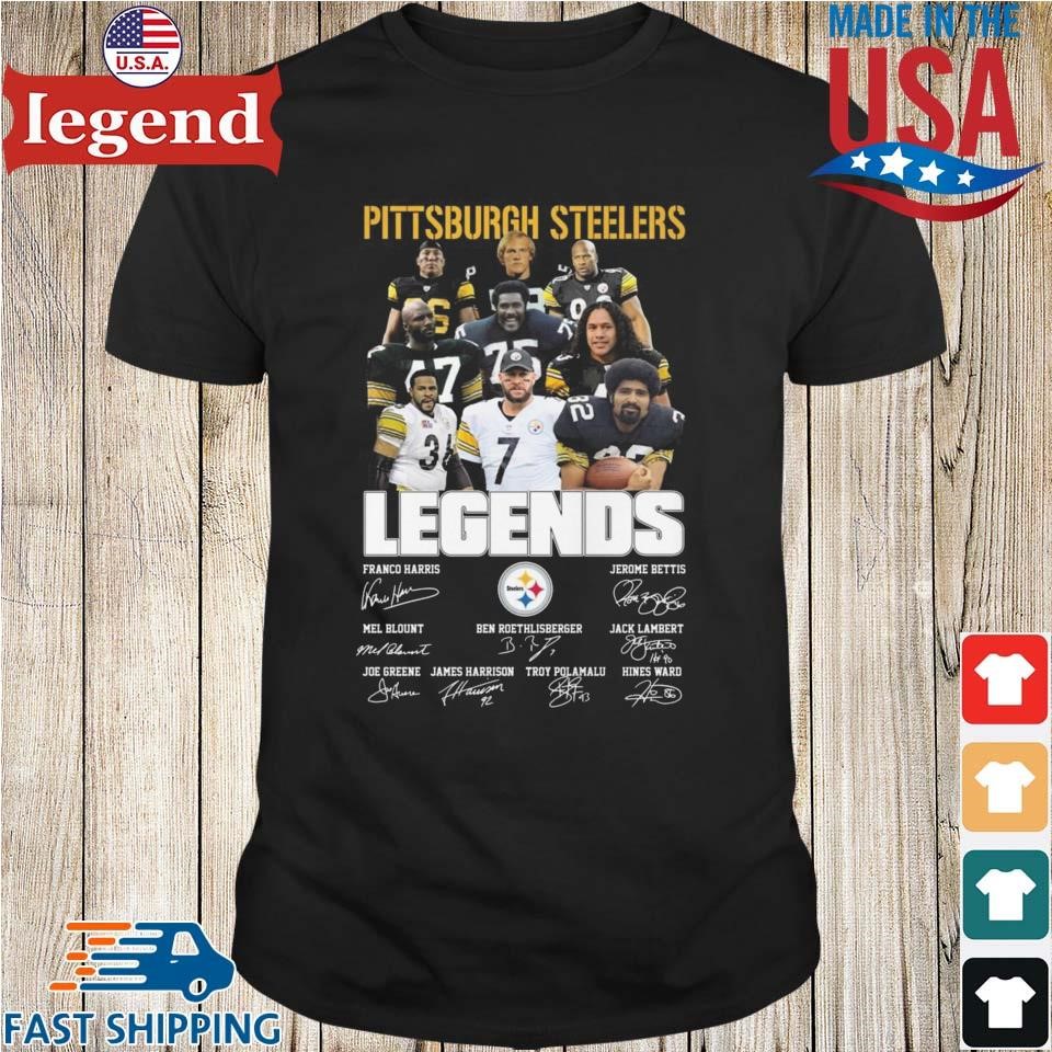 Pittsburgh Steelers Legends 2024 Signatures Shirt