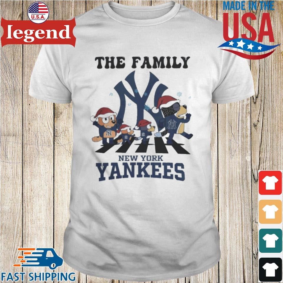 Premium New York Yankees X Family Bluey Merry Christmas 2024 Shirt