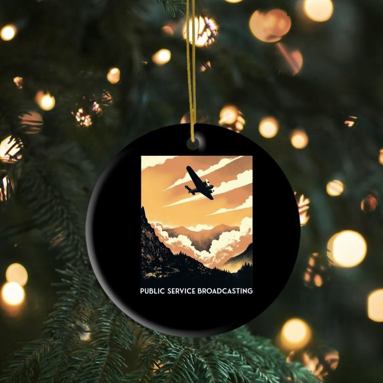 Public Service Broadcasting The Last Flight Black Tour Ornament