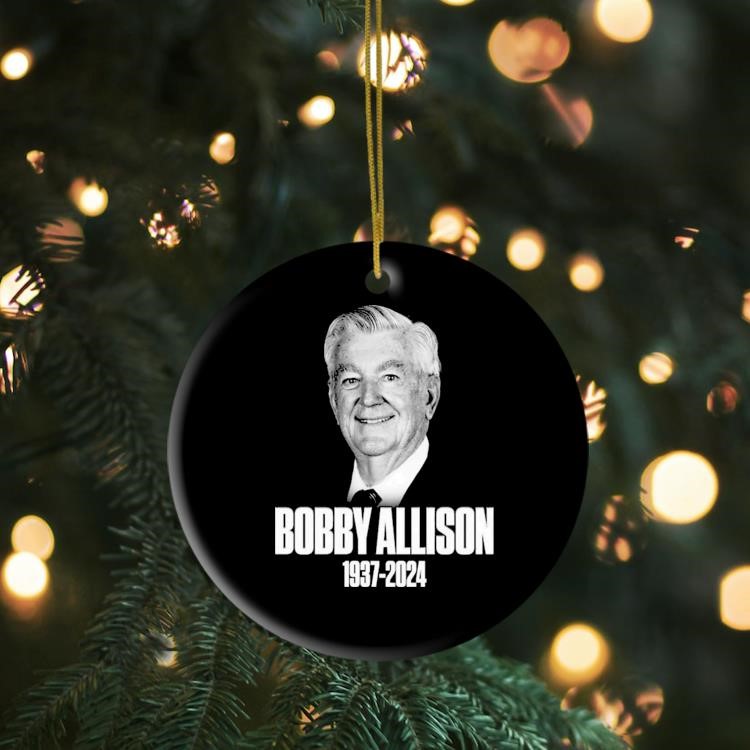 RIP NASCAR champion and Hall of Famer Bobby Allison 1937-2024 Ornament