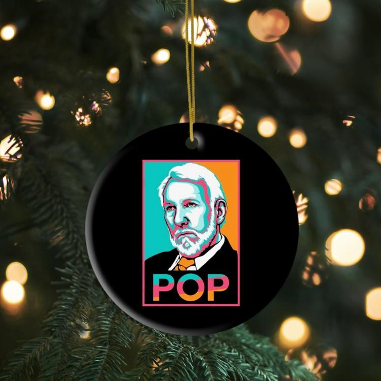 Raul Dominguez Jr Gregg Popovich Pop Ornament