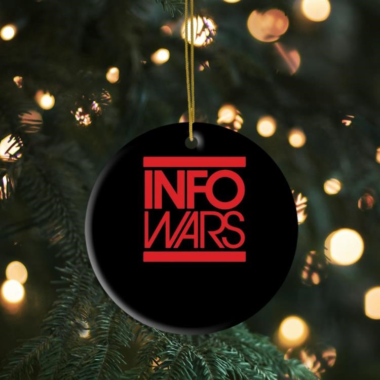 Save Alex Jones' Broadcast Fundraiser Info Wars Ornament