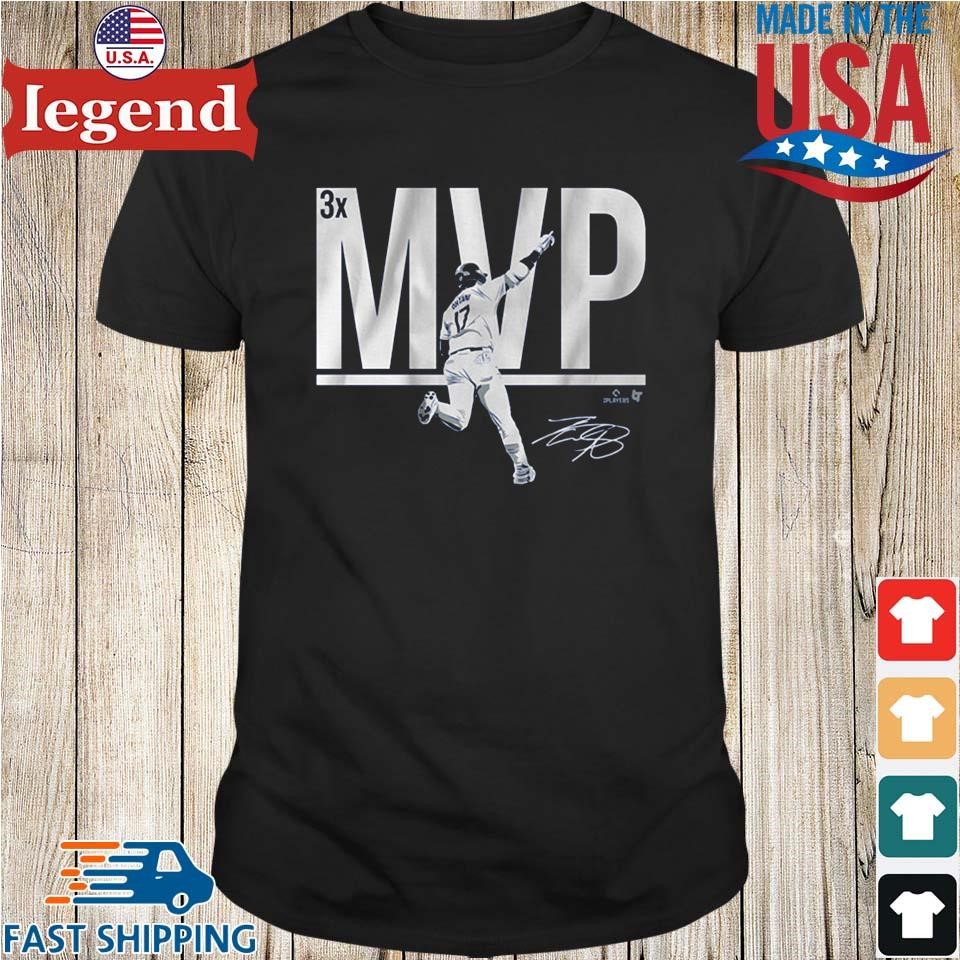 Shohei Ohtani 3x MVP Signature Shirt