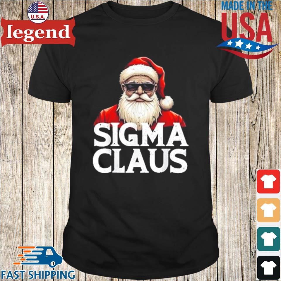 Sigma Claus Santa Funny Christmas Rizz The Rizzler Meme Sweater