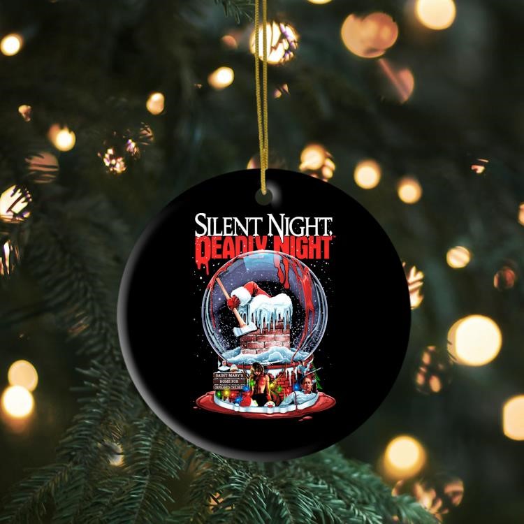 Silent Night Deadly Night Frozen In Fear Christmas Ornament