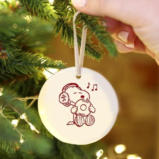 Snoopy Peanuts Music Lover Ornament