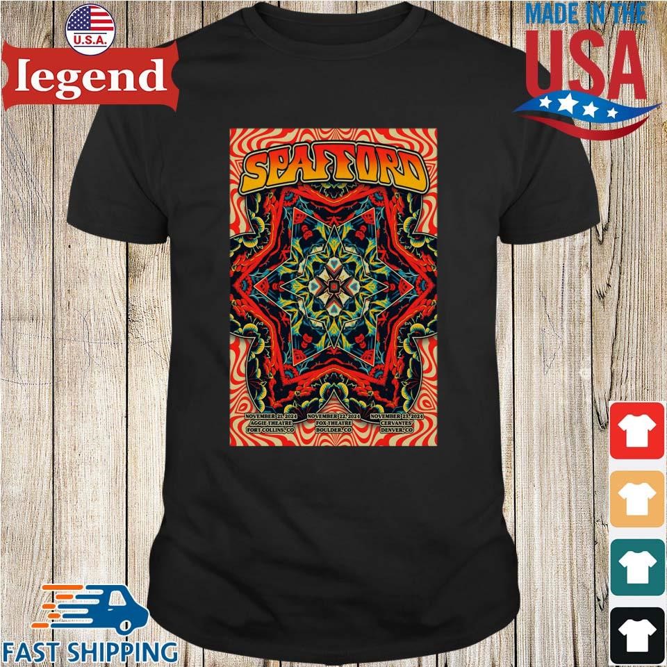 Spafford November 21-22-23, 2024 Colorado Event Poster Tour Shirt