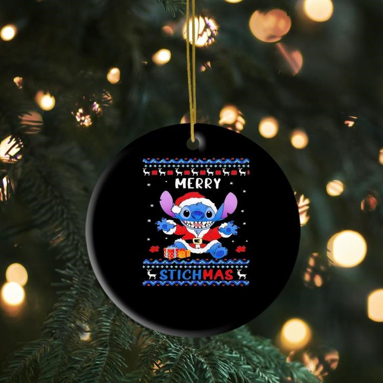 Sticks Merry Stitchmas Ugly Christmas Ornament