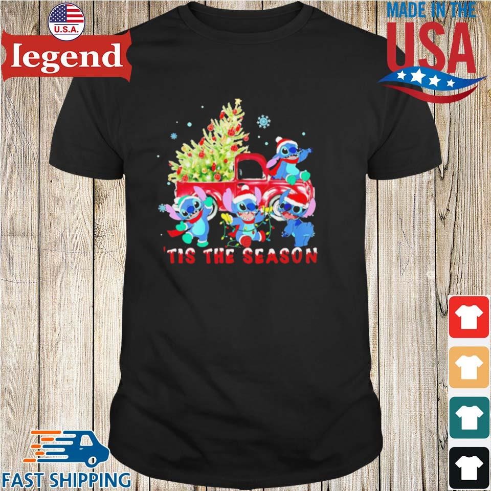 Stitch Tis The Season Christmas Tree Shirt