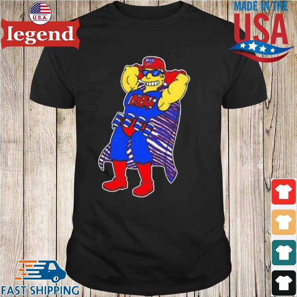 Super Homer Simpson Buffalo Bills NFL Funny Shirt