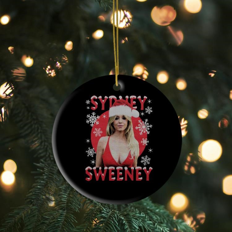 Sydney Sweeney Christmas 2024 Ornament