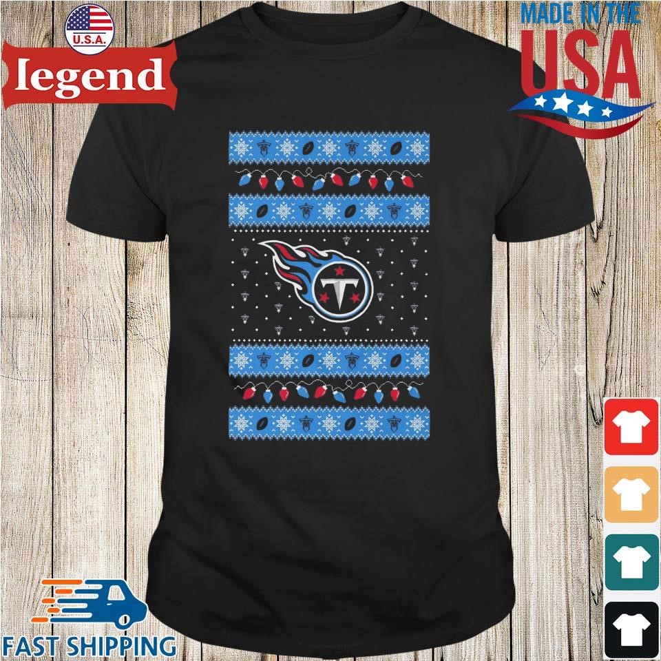 Tennessee Titans Holiday Lights Ugly 2024 Shirt