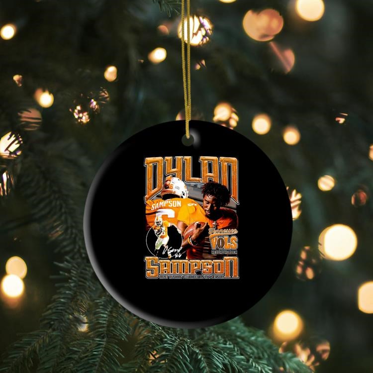 Tennessee Vols Dylan Sampson Most Rushing Touchdowns In A Season Ornament