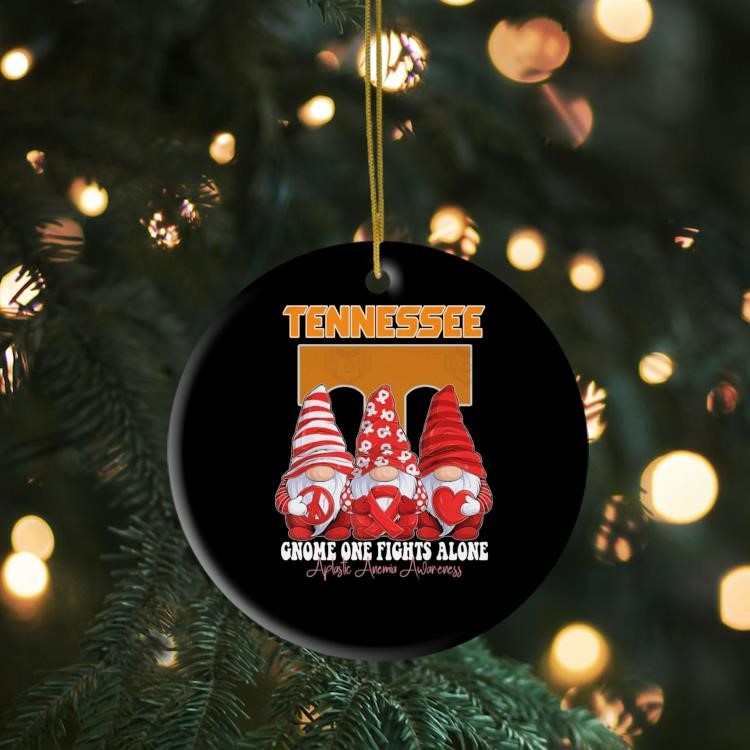 Tennessee Volunteers Gnome One Fights Alone Ornament