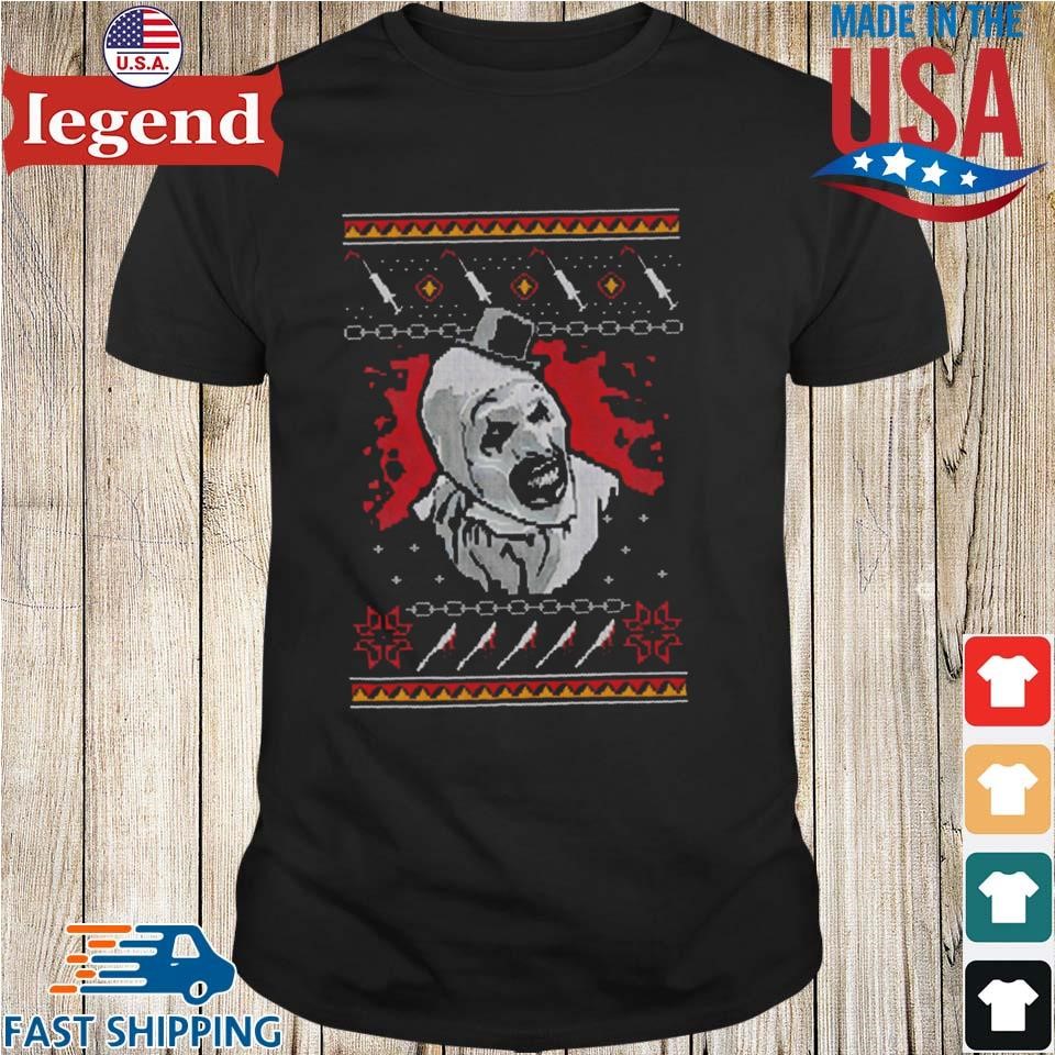 Terrifier winter killerland Ugly Christmas Shirt