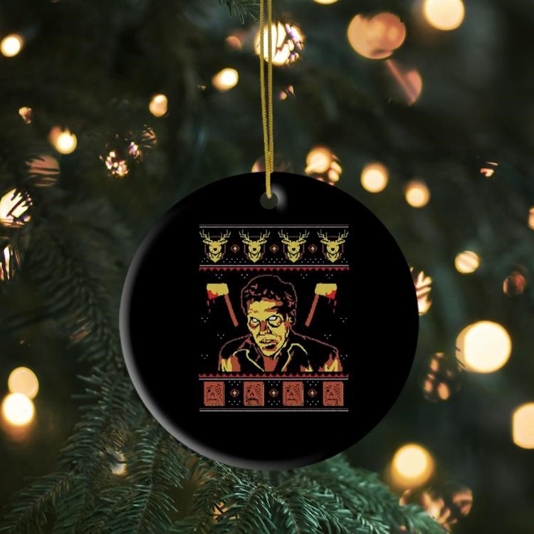 Terror Threads Christmas Crewneck Tee Evil Dead 2 Limited Groovy Sweat Ugly Ornament