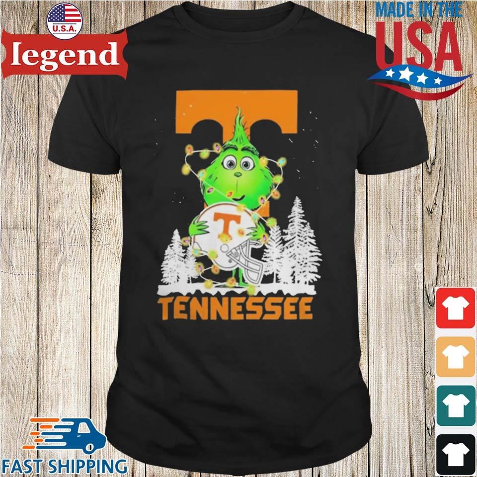 The Baby Grinch Hug Tennessee Volunteers Helmet Christmas 2024 Sweater