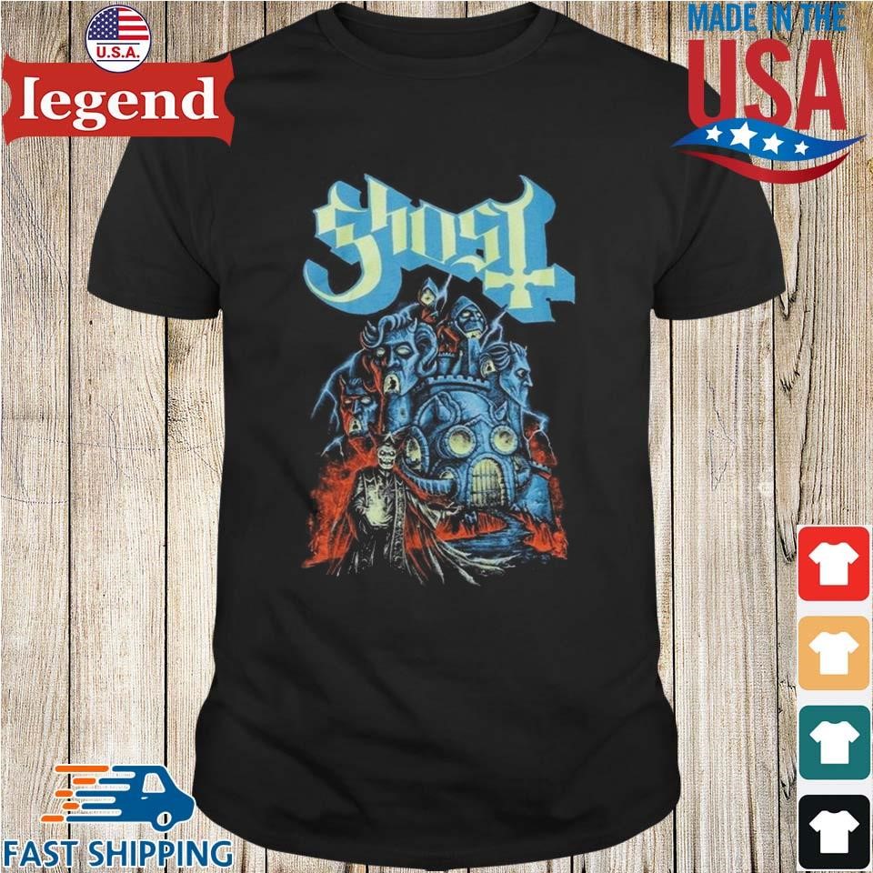 The Band Ghost Robot Castle Glow In The Dark Shirt