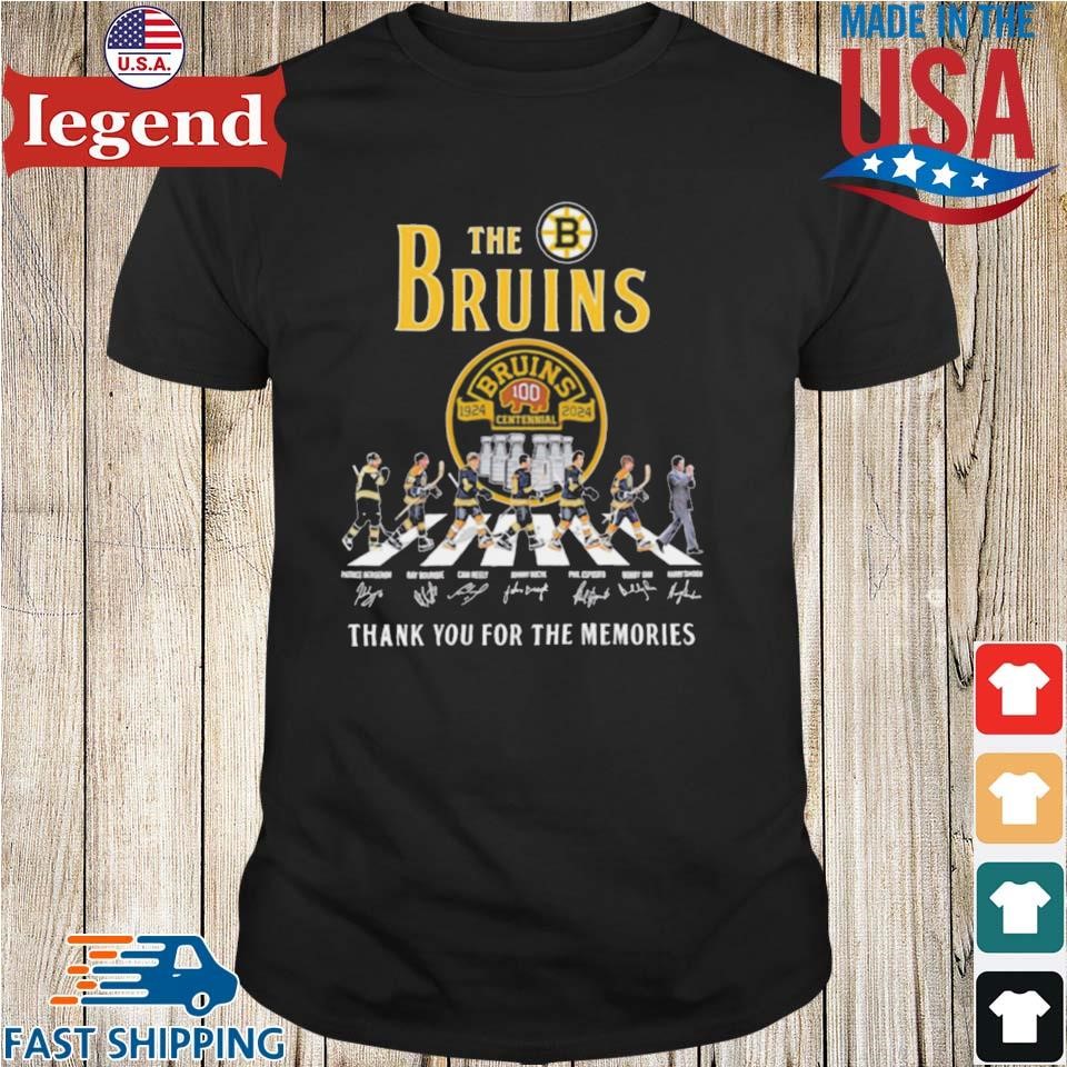 The Bruins Abbey Road 100th Anniversary 1924 – 2024 Thank You Shirt