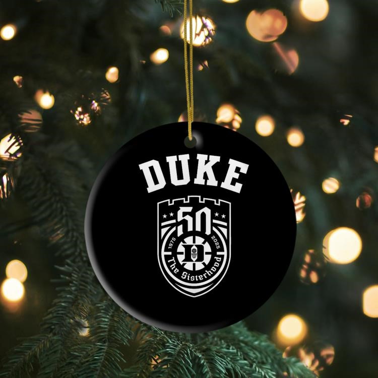 The Sisterhood Duke Blue Devils Women’s 50 Years 1975-2025 Ornament