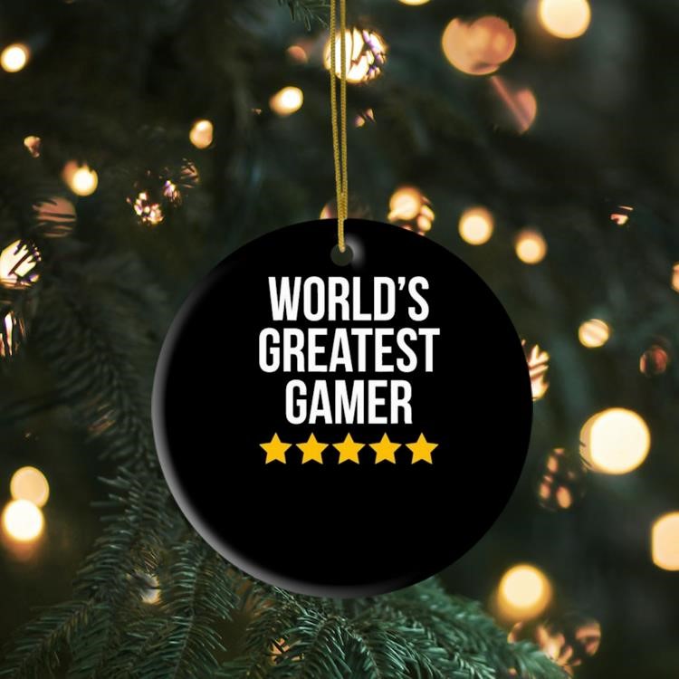 The Throne 2024 World's Greatest Gamer Ornament