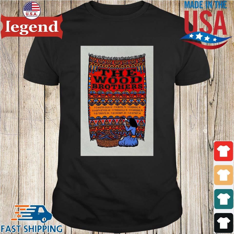 The Wood Brothers Fall Tour November 2024 Shirt