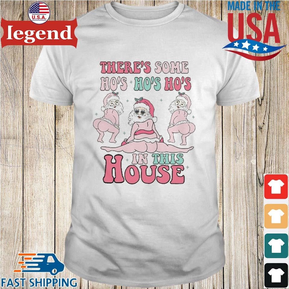 There's Some Ho Ho Ho’s In This House Twerking Santa, Retro Santa Sweater