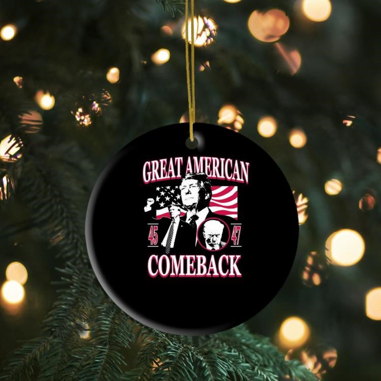 Trump Great American Comeback Ornament