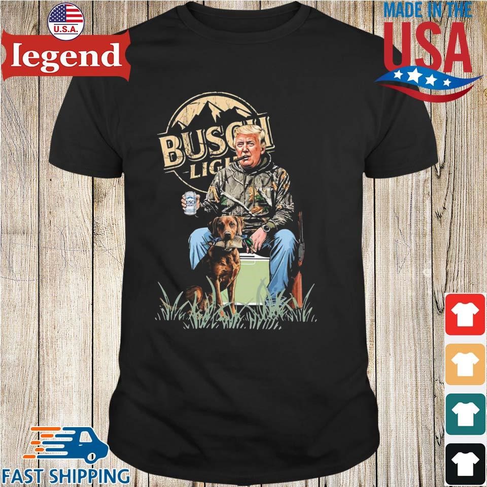 Trump Hunting Busch Light Beer Shirt