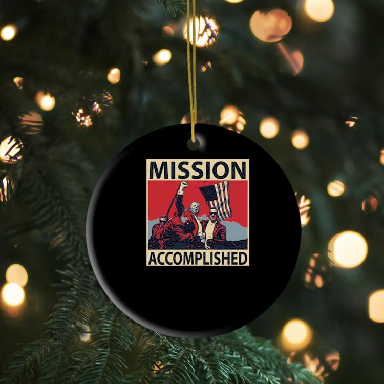 Trump Mission Accomplished Ornament