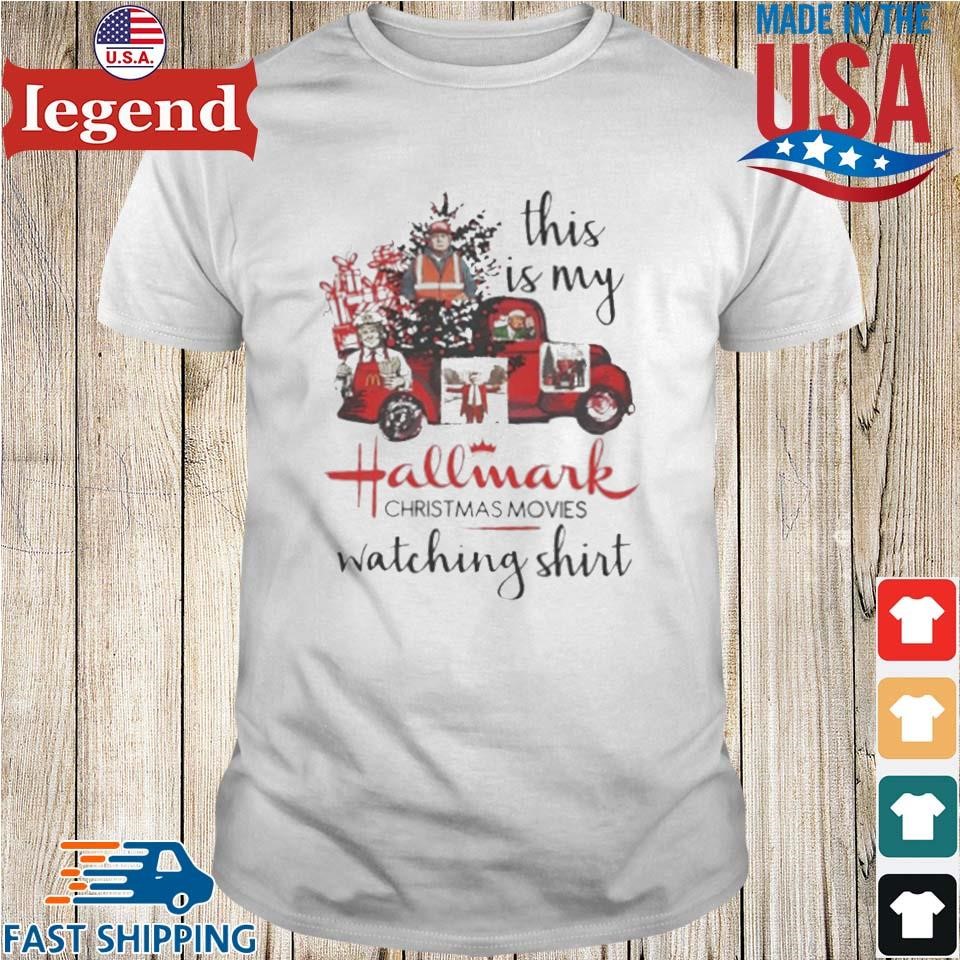 Trump This Is My Hallmark Christmas Movies Watching Shirt