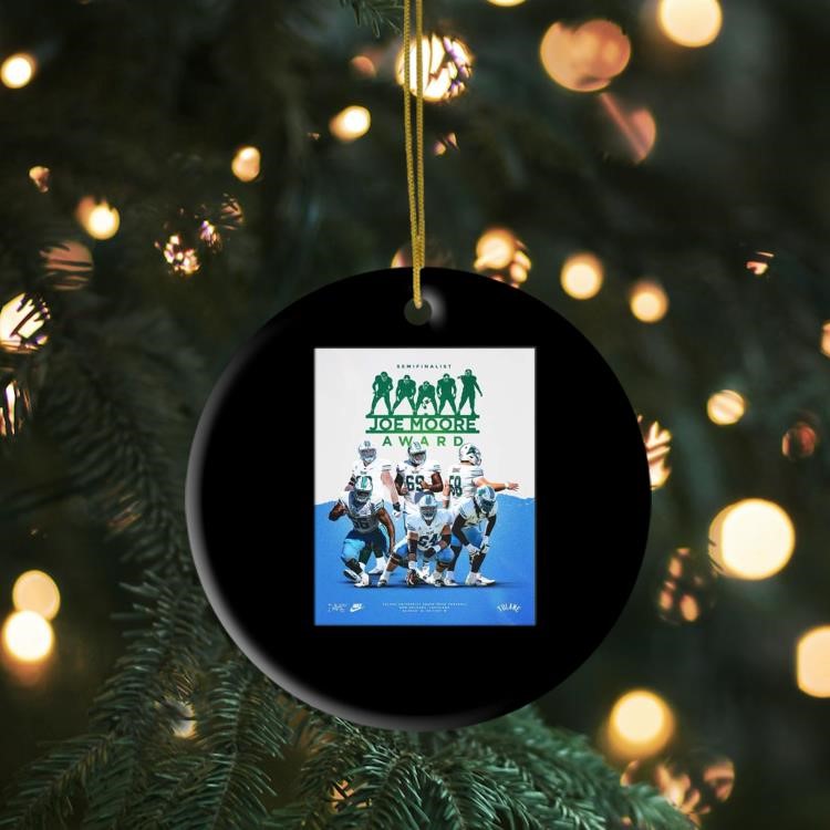 Tulane Green Wave Football Joe Moore Award Semifinalists Ornament