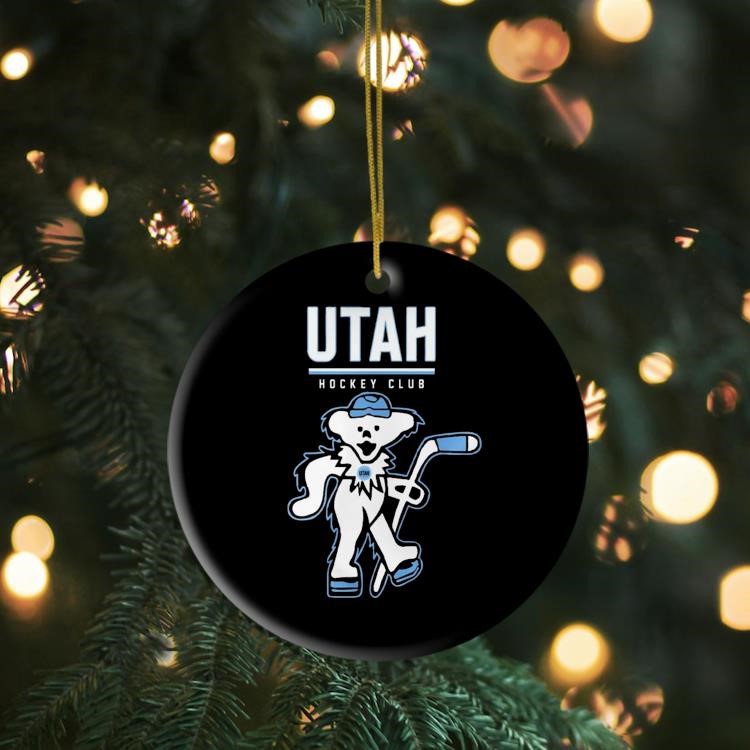 Utah Grateful Dead Night Celebrating Dancing Bears 2024 Hockey Ornament