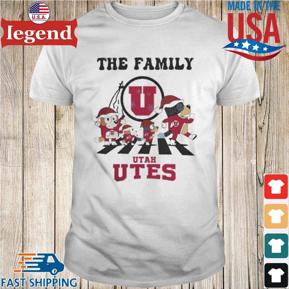 Utah Utes X Family Bluey Merry Christmas 2024 Shirt