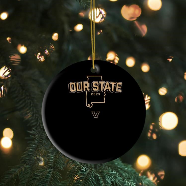 Vanderbilt Football Our State 2024 Ornament