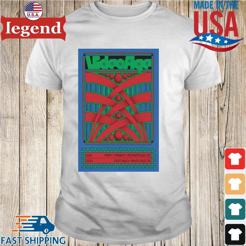 Video Age California Tour February 16 & 20 2025 Shirt