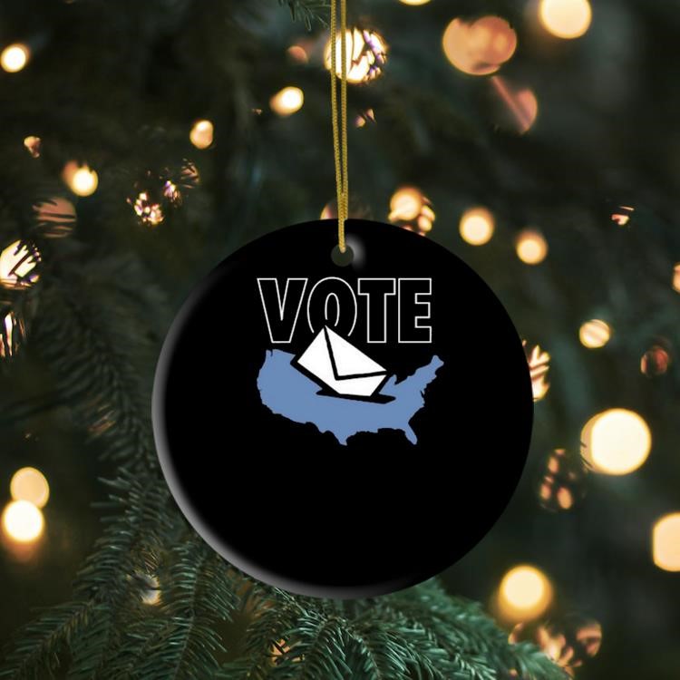 Vote Ballot Box Ornament