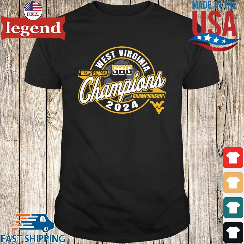 West Virginia Mountaineers 2024 SBC Men's Soccer Tournament Champions Shirt